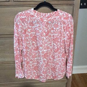 LOFT Size XS floral blouse